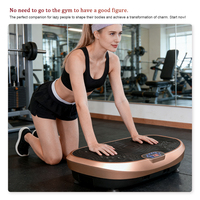 123Sports Nouveautés : Appareil de massage Power Crazy Fit à plaque vibrante 3D pour la gym et la maison, avec cordes de résistance