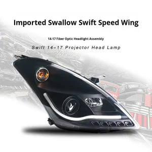 ไฟหน้า LED ปี 2014-2017 สำหรับ Suzuki <span class=keywords><strong>SWIFT</strong></span> สภาพใหม่ อุณหภูมิสี 6000k ไฟเลี้ยว ไฟหน้าสำหรับ <span class=keywords><strong>Swift</strong></span> - Product Image 2