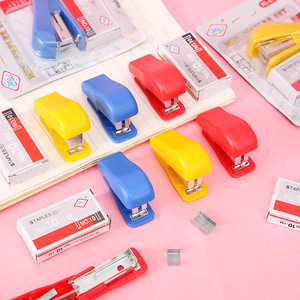 Mini Stapler Set Plastic Mini Size 10 No.10 <b>Staples</b> Student Stationery Office Supplies - Product Image 2