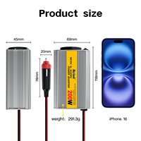 Convertisseur de puissance portable pour voiture 200W à onde sinusoïdale modifiée, 110V/220V CA vers 12V/24V CC, pour le marché européen