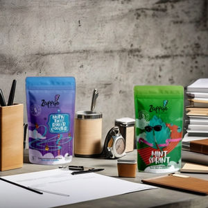 Imprimé sur mesure des milliers de designs créatifs refermables cr protection enfant 1G 35 7G 14g 28g 1oz sac en <span class=keywords><strong>film</strong></span> polyester - Product Image 4