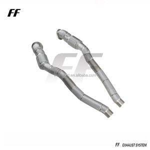 ท่อไอเสียที่ไหลออกมาสูงสำหรับ <span class=keywords><strong>Ferrari</strong></span> <span class=keywords><strong>812</strong></span> SuperFast/<span class=keywords><strong>GTS</strong></span>/competione <span class=keywords><strong>V12</strong></span> 6.5L พร้อมระบบป้องกันความร้อน - Product Image 3