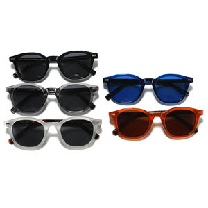 Gafas de sol redondas de acetato 2025, gafas de sol Vintage de alta calidad para mujer, gafas de sol polarizadas con logotipo personalizado de lujo para hombre - Product Image 1