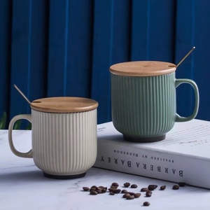 Groothandel Morden gốm cốc cà phê với xử lý nhiều màu tùy chỉnh Nordic Matte <span class=keywords><strong>Mug</strong></span> Cup - Product Image 2
