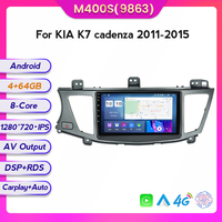Mekede MS 8-Core 8 + 128GB IPS écran lecteur DVD de voiture vidéo affichage monté sur véhicule pour KIA K7 cadenza 2011 2015 9 pouces