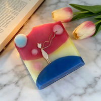 Savon artisanal à froid Ciel étoilé, inspiré des contes de fées, cadeau pour enfants et adultes, vente en gros pour petites entreprises