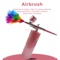 Kit aérographe de beauté 7ml 20ml 900mAh, pulvérisateur à air pour soins du visage, peinture pour ongles, gâteaux, maquillage, pour le corps, Nail Art