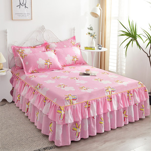 Set di Lenzuola Tre Pezzi per Letto, Copriletto con Motivi Floreali, Lenzuola Morbide e Calde - Product Image 2