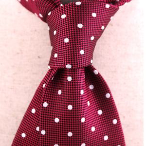 <span class=keywords><strong>Corbata</strong></span> <span class=keywords><strong>de</strong></span> Seda Hecha a Mano en China, Diseño Retro <span class=keywords><strong>de</strong></span> Moda, <span class=keywords><strong>Siete</strong></span> <span class=keywords><strong>Pliegues</strong></span>, Clásica Blanca con Lunares Rojos, Corbatas <span class=keywords><strong>de</strong></span> Lujo para Hombre - Product Image 5