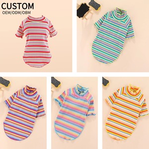 Camiseta de Verano para Mascotas, de Algodón Fino y Transpirable, con Rayas, para Perros y Gatos - Product Image 2