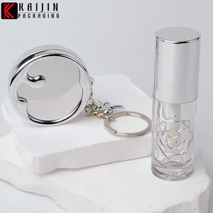 <span class=keywords><strong>Palette</strong></span> de fards à paupières en argent 4g avec bouchon à vis, boîte à poudre, boîte à blush, boîte à baume à lèvres, étui à rouge à lèvres avec support magnétique pour téléphone - Product Image 2