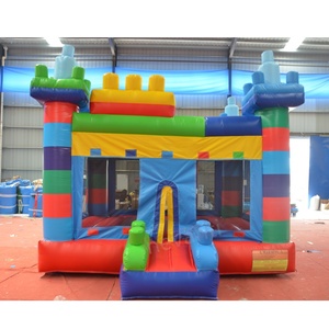 Haute qualité enfants château gonflable jeu en plein air <span class=keywords><strong>ballon</strong></span> sautant bloc de construction maison de rebond en vente pour les enfants - Product Image 1