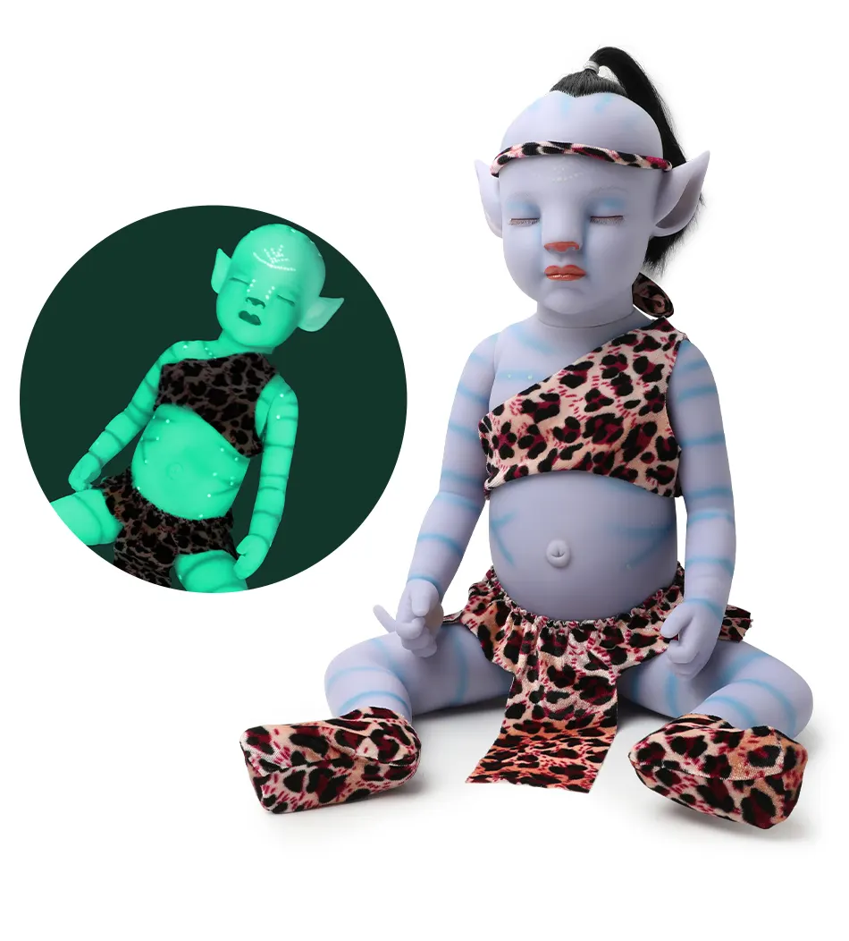boy toy gifts glow in the dark 55cm soft avatar baby doll realistic avatar dolls toy avatar reborn doll