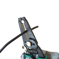 Pince à sertir manuelle industrielle automatique pour colliers de serrage métriques 7 mm, coupe-câbles en acier au carbone, poignée en plastique souple, pince à fils