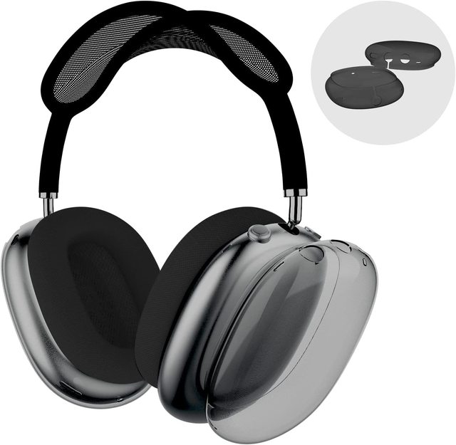 New Transparent Headphones Cover for AirPods Max Clear Ear Cups TPU Headphones Case for AirPods Max