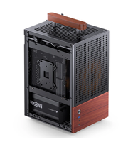Casing T6 PC Mini ITX Mid Tower Power Supply 1U USB desain paduan aluminium vertikal untuk pendingin Optimal yang digunakan untuk Server