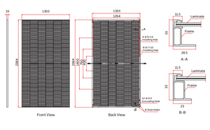 Panneaux solaires Trina Vertex N NEG21C.20 715-740W Topcon Bifacial N-Type 715W 720W 725W 730W 735W 740 <span class=keywords><strong>Watt</strong></span> de marque Tier 1 pour système solaire - Product Image 3