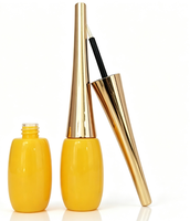 Tube de stylo eyeliner anti-déversement en plastique ABS creux, en forme de gourde, avec tige longue au bas, 7,5 ml, personnalisé, pour emballage cosmétique, tendance