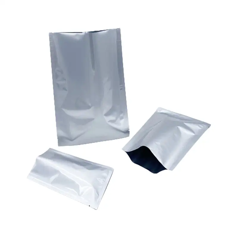 Sacchetti di alluminio Mylar termosaldabili sacchetti di Mylar richiudibili con tre guarnizioni laterali adesivi per etichette sacchetto di Mylar per la conservazione degli alimenti