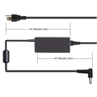 Alimentation électrique haute performance 90W 19,5V 4,62A 4,5x3,0mm à embout bleu compatible avec les ordinateurs portables HP Envy TouchSmart
