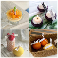 Moule en silicone pour gâteau au chocolat, aux fruits, fraise, banane, fraise, fraise, manga, steak, citron, orange, diy