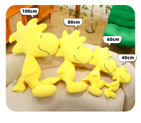 Peluche Super Douce Anti-Stress Chien Tucker Confus de Snoopy, Coussin de Dessin Animé, Cadeau pour Enfants, Compagnon de Table