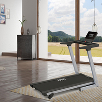 Tapis de course électrique pliable KSTAR 1680 portable professionnel pour la maison avec capteur de vitesse, écran LED, en plastique et fer