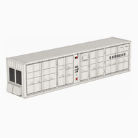Système de stockage d'énergie en conteneur extérieur LiFePO4 de 2,7 MWh, batterie à refroidissement par air pour photovoltaïque, réseau industriel, micro-réseau et réduction des pics de consommation