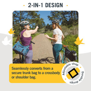 <span class=keywords><strong>Sac</strong></span> de coffre de vélo, rangement pour porte-bagages arrière de vélo, imperméable, <span class=keywords><strong>sac</strong></span> de vélo coloré qui se transforme facilement en bandoulière pour femmes et hommes - Product Image 4