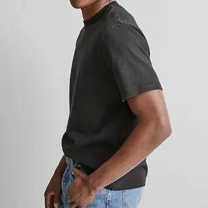 Custom T Shirt Mens Graphic Tee Gym Wear Plus Size T-Shirt Plain Heavyweight 100% Cotton Oversized Tshirt