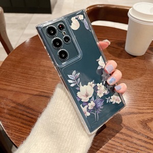 Patrón vintage flor aceite patint claro acrílico espacio a prueba de golpes funda de teléfono floral para Samsung S21 S22 S23 S24 Plus A52 <span class=keywords><strong>A53</strong></span> <span class=keywords><strong>A54</strong></span> - Product Image 6
