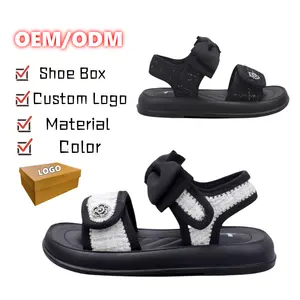 G.DUCK COOL Summer New Custom Kid Shoes Fashion Sandals Open Toe Girls Nonslip Sandals Stylish Floral Kids Summer Shoes