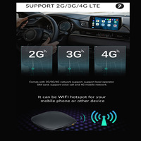 Built-In GPS Wifi BT Dapat Memasukkan Kartu SIM Carplay Adapter Nirkabel Pintar Portabel Android 9.0 Box Carplay Kotak Ai