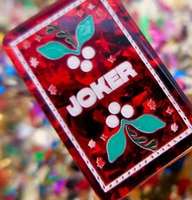 Ensemble de Mahjong américain prêt à être expédié, 160 tuiles, thème champagne, coffret cadeau de Noël de luxe, boîte en acrylique à 2 niveaux, livraison rapide maintenant
