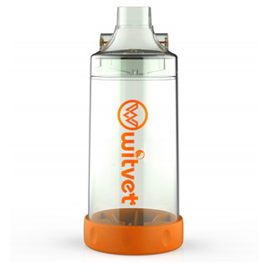 Nébuliseur pour animaux de compagnie, flacon de médicament orange et vert, usage vétérinaire - Product Image 5