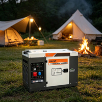 Générateur Diesel KN15000SE 10KW 11KW 1105F 230V 400V 50 60Hz AVR Refroidi par Air Démarrage Électrique pour Urgences, Construction et Alimentation Domestique