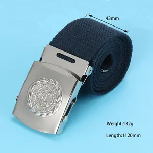 Boucle de ceinture en métal en alliage de Zinc pour hommes, à la mode, avec Logo Laser imprimé gravé