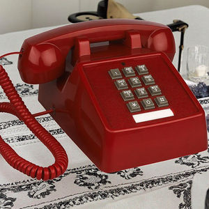 Téléphone antique en plastique ABS de Chine, sonnerie mécanique, vintage, bureau, hôtel, téléphone <span class=keywords><strong>fixe</strong></span>, domicile - Product Image 1