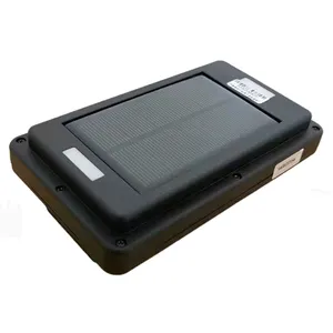 Hoch qualifiziertes schwarzes solar betriebenes GPS-Tracking-Gerät gegen Diebstahl Magnetische Saug ladung GPS-Vieh-Tracker für Rinder