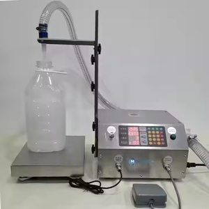 L36 büyük akış tartı kantitatif dağıtıcı sıvı deterjan alkol çamaşır deterjanı plastik şişeler dolum makinesi gıda - Product Image 5