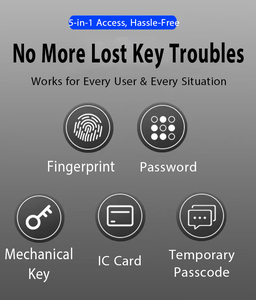 2026 New Smart Garage Door <b>Lock</b> Fingerprint <b>Digital</b> Password Horizontal Bolt <b>Lock</b> for Roller Shutter - Product Image 5