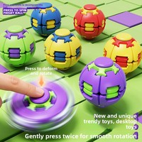 Juguete Antiestrés Luminoso en Forma de Rábano, Estilo TikTok, Bola Giratoria, Colorido, Ideal para Promociones