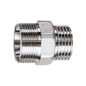 FAR Haute Pression Chrome Mâle Mamelons Zinc Coupleur BSPP NPT Bsp Fils pour Plomberie Gazole 12mm-50mm Galvanisé Boîte Lisse - Product Image 2