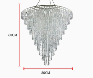 Design Personalizzato Gratuito per Soffitti di Lusso per Matrimoni e Hotel Perle e Tende in Cristallo Acrilico di Altissima Qualità per Illuminazione a Soffitto - Product Image 2