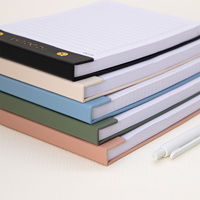 Cahier de notes planificateur en cuir PU avec couverture rigide et logo personnalisé