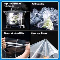 En stock, sachet/sac rétractable transparent, emballage sous vide haute température, film sans BPA