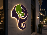 Enseigne lumineuse personnalisée en lettres 3D rétroéclairées par LED, en acier inoxydable, étanche IP65, pour les bâtiments commerciaux et les magasins