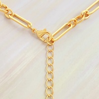 Vente en gros de pendentifs en perles de conque de poisson sur le thème de la mer collier de style simple pour les femmes Offre Spéciale de chaînes plaquées or
