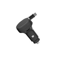 Kabel USB Type-C 2-in-1 Berkualitas Tinggi 60W, Charger Mobil Mini Pengisian Cepat Elektrik untuk Earphone dan Perangkat Seluler