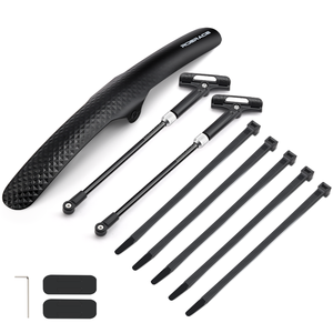 Garde-boue de vélo réglable RIDERACE à dégagement rapide léger en alliage d'aluminium Support garde-boue de vélo de route de montagne facile à installer - Product Image 1